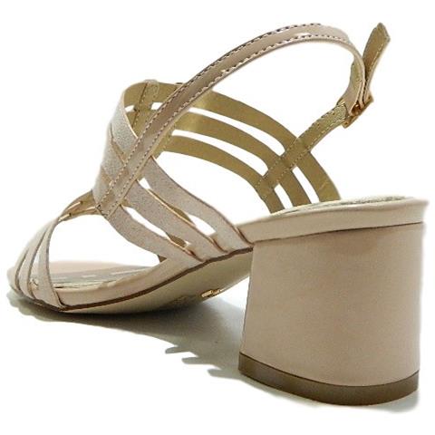 67170 Sandali Donna Tacco Medio Nude - 39 Nude - Foto 3