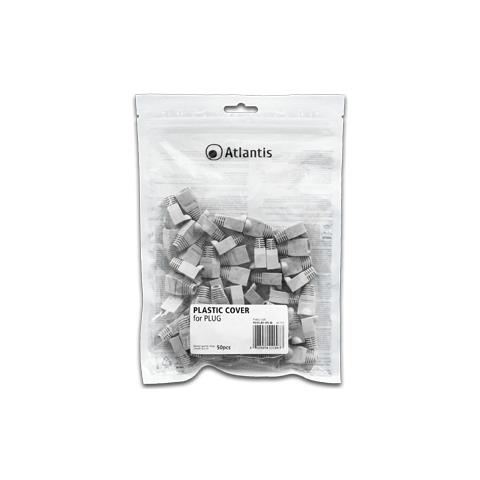 Custodia CONNETTORE PLUG CAT. 5E ATLANTIS P019-LAN-CPL-50 Confezione da 50pcs - Foto 2