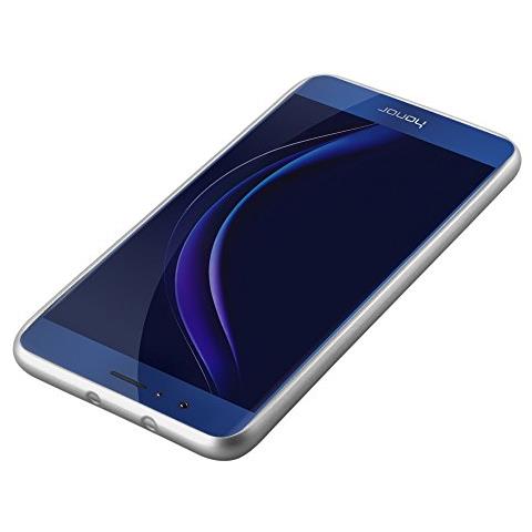 Custodia Compatibile Con Honor 8 In Argento Metallico - Coperchio Protettivo In Silicone Tpu Flessibile - Foto 2