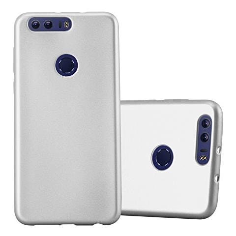 Custodia Compatibile Con Honor 8 In Argento Metallico - Coperchio Protettivo In Silicone Tpu Flessibile - Foto 1
