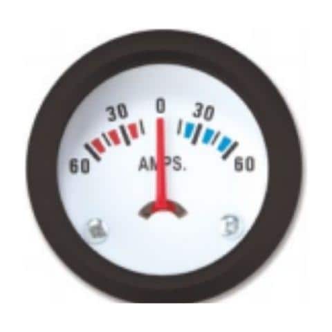 Amperometro Quadro Bianco 60-60a 12v - Foto 1