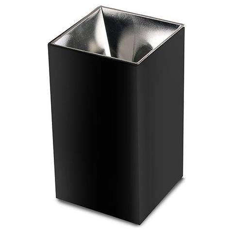 V-tac Vt-882 Portafaretto Da Soffitto Quadrato Nero Con Riflettore Interno Cromato Per Lampade Gu10-gu5.3 - Sku 8994 - Foto 1