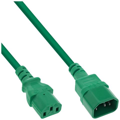 Prolunga Per Apparecchio Freddo - Da C13 A C14 - Verde - 1,5 M - Foto 2