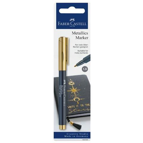 Faber Castell 1 Marker Metallics Heart Of Gold - Foto 1