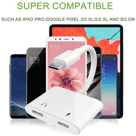 Adattatore Usb-c Per Cuffie E Caricabatterie - Foto 2