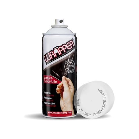 Wrapper, Pellicola Spray Rimovibile, 400 Ml - Trasparente Lucido - Foto 1