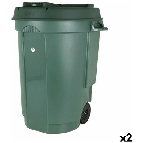 Secchio Spazzatura Con Ruote Eda 110 L 110 L - Foto 1