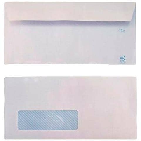 Buste 500 Unità Bianco 11,5 X 22,5 Cm - Foto 1