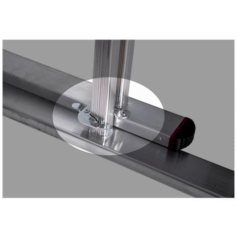 Scala Pieghevole A 6 Scalini 30368 Argentato Acciaio - Foto 7