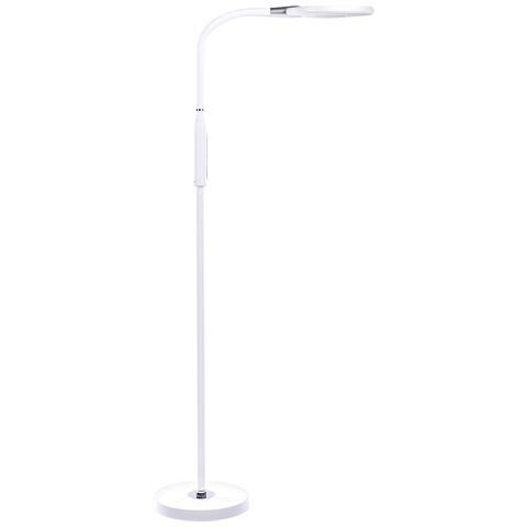 Lampada Da Terra A Led Cassiopeia Con Dimmer Metallo Bianco - Foto 10