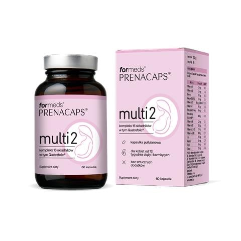 Formeds Prenacaps Complesso Multi 2 Vitamine Per Donne A Partire Dalla 13a Settimana Di Gravidanza E In Allattamento - Foto 1