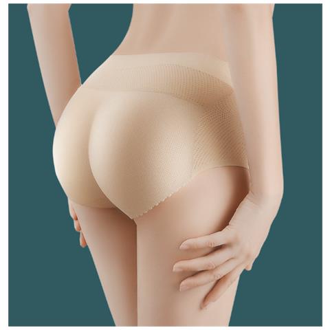 Panty Contenitivo Imbottito Slip Per Glutei Finti Butt Lifter Per Donna Beige Xxl - Foto 5