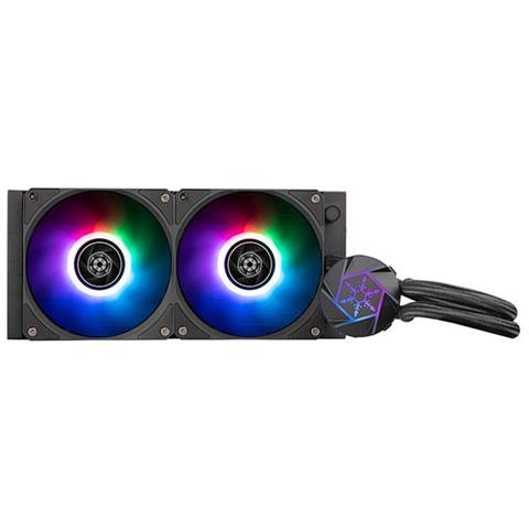 Vida 240 Slim Case Per Computer Kit Di Raffreddamento A Liquido 12 Cm Nero - Foto 3