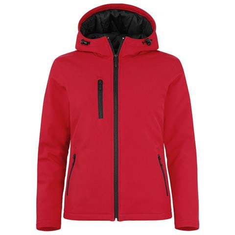 Padded Hoody Softshell Ladies Rosso S - Foto 1