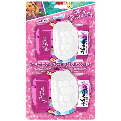Kit Con Gomitiere E Ginocchiere Principesse Da Bambina. Taglia Xs (3-6 Anni) - Foto 2