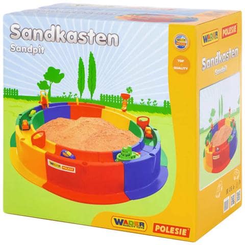 Set Sabbiera Rotonda 8pz con Canale d'Acqua 136 cm PP - Foto 7