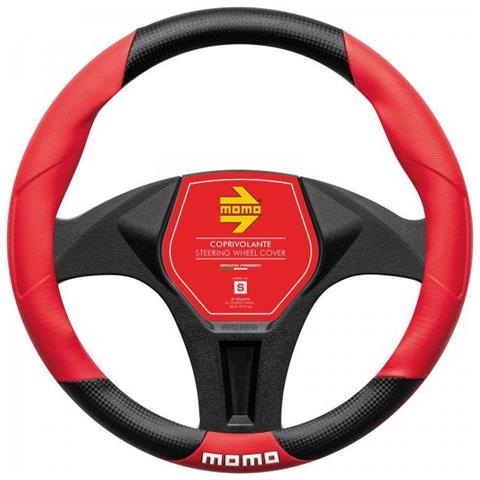 Coprivolante Tuning Nero/rosso 36,5-37,9 Cm - Foto 1