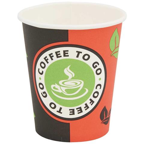 Tazze Da Caffè In Carta Con Coperchi 1000 Pz 8oz 240 Ml - Foto 3