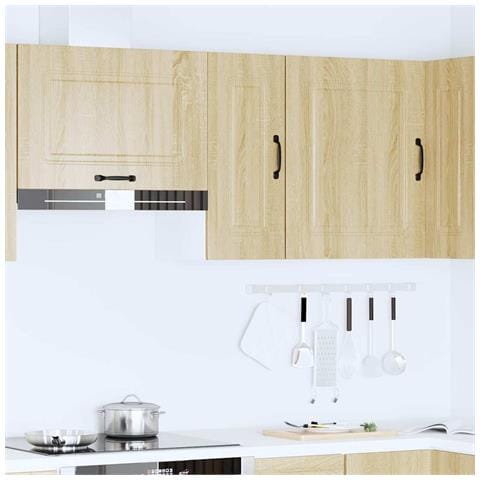 Pensile Da Cucina Kalmar Rovere Sonoma In Legno Multistrato - Foto 3