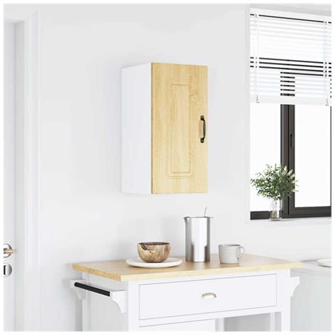 Pensile Da Cucina Kalmar Rovere Sonoma In Legno Multistrato - Foto 1