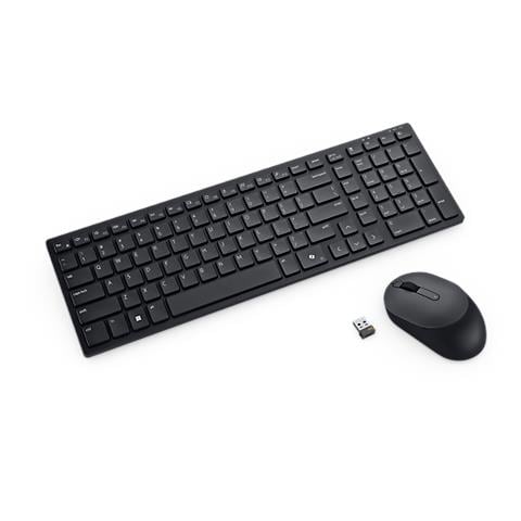 Tastiera e Mouse Wireless KM555-BLK-GER  (Layout Tedesco) Colore Nero - Foto 1
