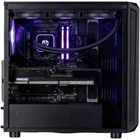5901443411888 PC AMD Ryzen™ 7 7800X3D 32 GB DDR5-SDRAM 2 TB SSD NVIDIA GeForce RTX 5080 Midi Tower Nero - Foto 2