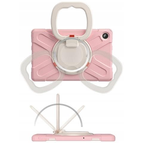 Cover Per Ipad 10.2"" (2019/2020/2021) Con Supporto, Resistente E Rosa - Ideale Per Ogni Occasione - Foto 2