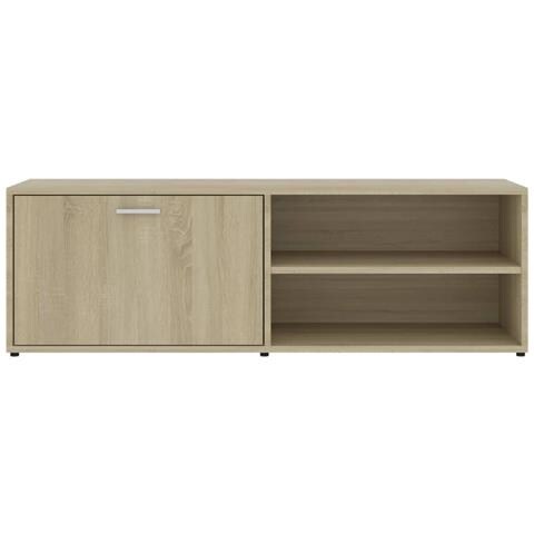 Mobile Porta Tv Rovere Sonoma 120x34x37 Cm In Legno Multistrato - Foto 2