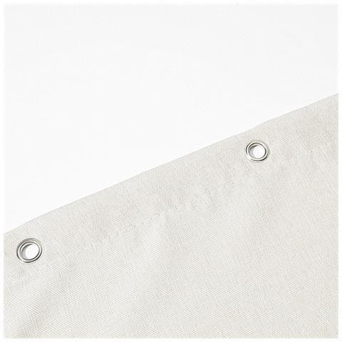 Tenda Doccia In Lino Naturale - Pannello Per Tenda Da Bagno Impermeabile Con Ganci B - Foto 3