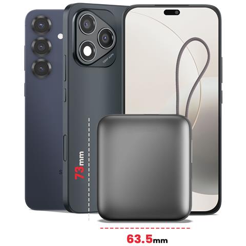 Batteria Esterna 10000mah Con Cavi Usb-c E Lightning Ultra-compatta, Argento - Foto 2