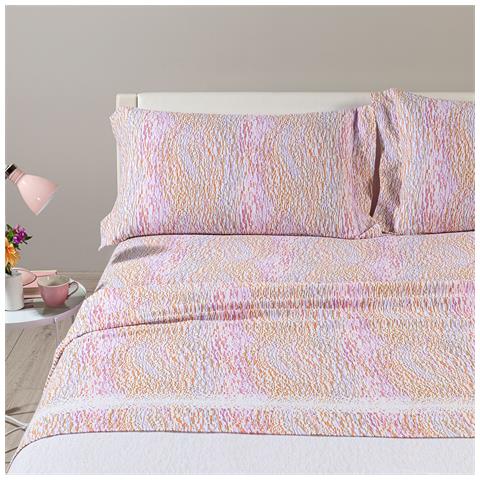 Completo Lenzuola Caleffi Zermat In Flanella Colore Viola Misura Singolo - Foto 1