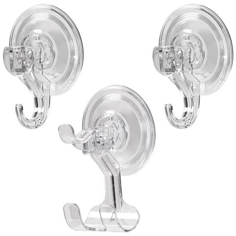 Set Di Ganci A Ventosa Doppi: Soluzione Di Fissaggio Senza Fori Per Bagno E Cucina - Foto 1
