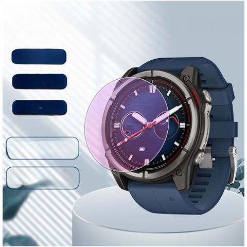 Protezione Schermo In Vetro Temperato Per Garmin Quatix 8 51mm, Anti-luce Blu, Alta Allumina, 2 Pezzi - Foto 2