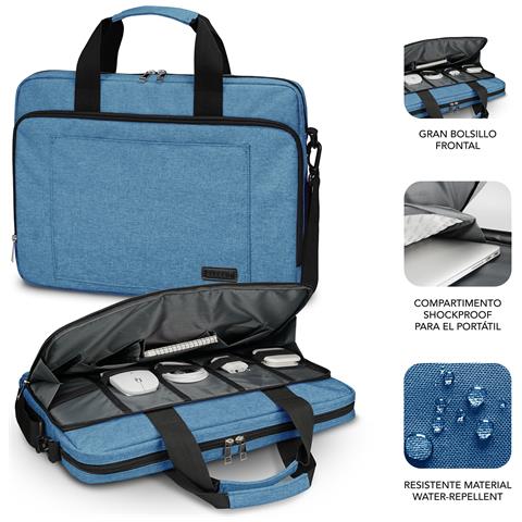 SUBLB-4APLB11 borsa per laptop 39,6 cm (15.6") Borsa con caricamento dall'alto Blu - Foto 2