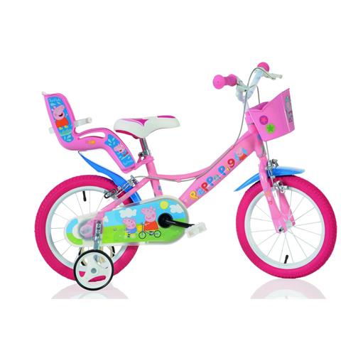 Bici Da Bambina Misura 14 Art. 144r-pgs Bicicletta Da Bimba Linea Peppa Pig - Foto 1