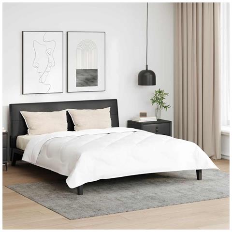 Cuscini con cuscino 2 pcs Bianco Cotone 130gsm 100% - Foto 2
