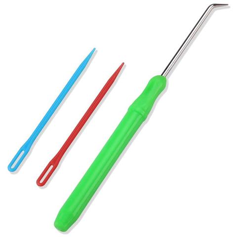 Set Telaio Maglia Uncinetti 4pz + Accessori Ferri Ago Unicnetto Sciarpa Guanti - Foto 2