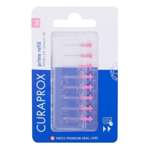 Spazzolino Interdentale, Prime Refill Cps 0,8 - 3,2 Mm, 8 Pezzi - Foto 1