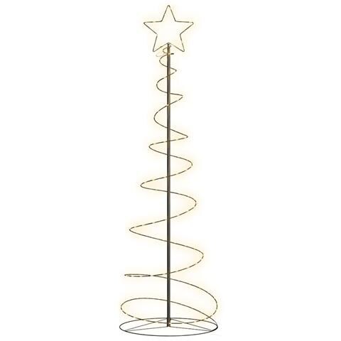 Albero di Natale a LED 120 LED Bianco Caldo 180 cm - Foto 1