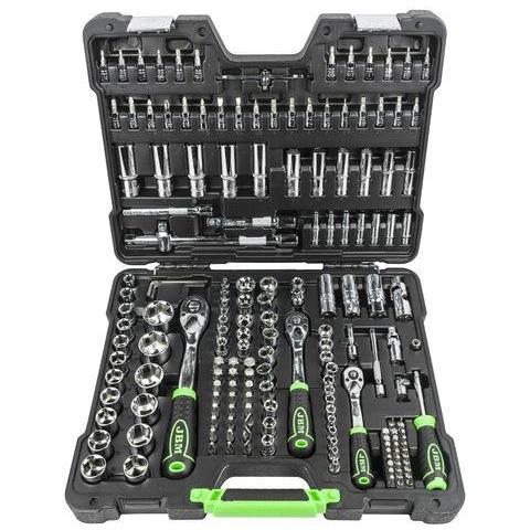 54046 VALIGETTA PORTAUTENSILI 179 PEZZI BUSSOLE ESAGONALI - FINITURA CROMATA - Foto 1