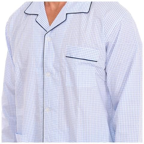 Pigiama Da Uomo In Popeline Di Cotone Klp5 - Foto 3