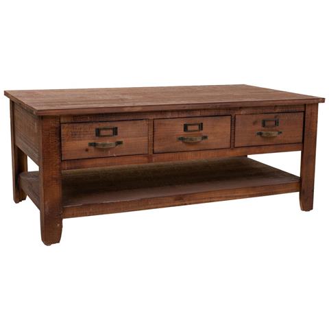 Tavolino In Legno Marrone 120x66x48h - Foto 1