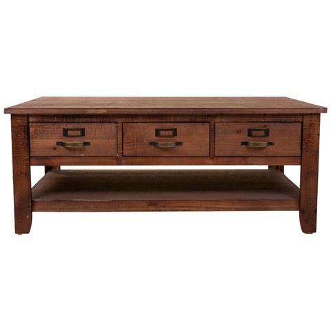 Tavolino In Legno Marrone 120x66x48h - Foto 2