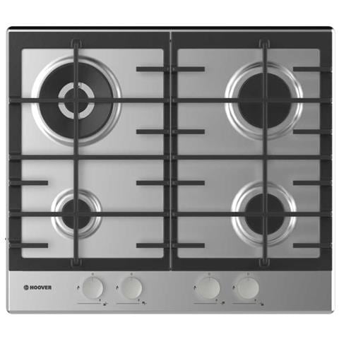 H-HOB 500 GAS HHG6BR4WSX Acciaio inox Da incasso 59.5 cm 4 Fornello (i) - Foto 1