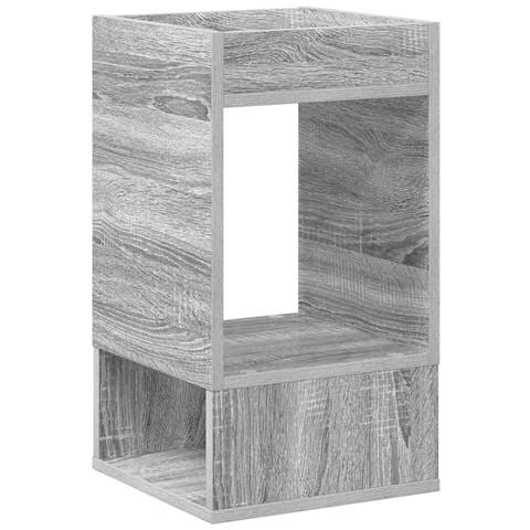 Tavolino Grigio Sonoma 30 x 30 x 56 cm Legno multistrato - Foto 1