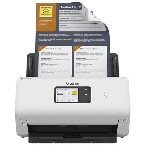 ADS-4550W Scanner ADF 600 x 600 DPI Nero, Bianco - Foto 1
