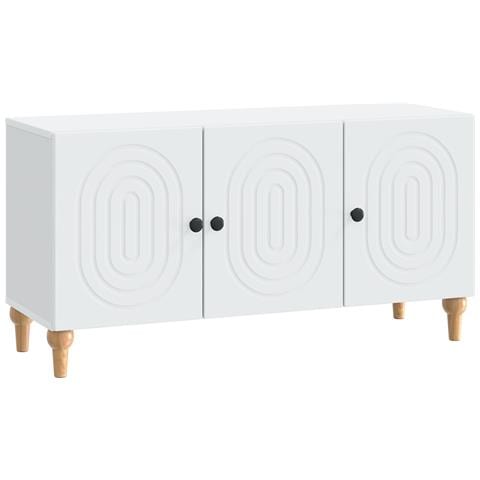 Mobile TV Bianco 99 x 34,5 x 50 cm Legno ingegnerizzato - Foto 1