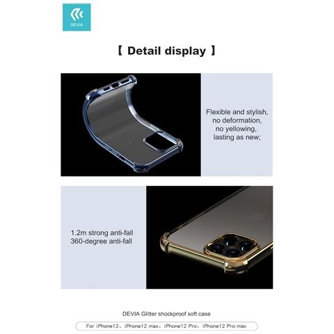 Custodia Nera Per Iphone 12 Mini Con Protezione Dagli Urti - Foto 4