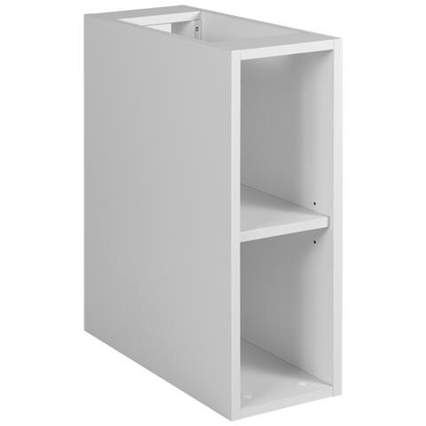 Mobile sottolavabo nero da 100 cm, 2 cassetti, ripiano nero, piano di lavoro effetto marmo nero - Foto 2