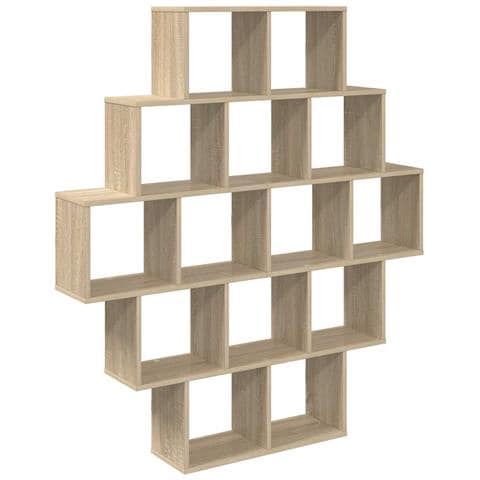 Scaffale da parete Rovere Sonoma 120 x 20 x 136 cm - Foto 1
